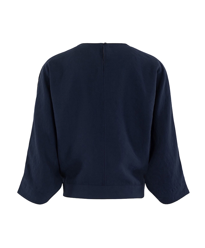 Dames blouse blauw