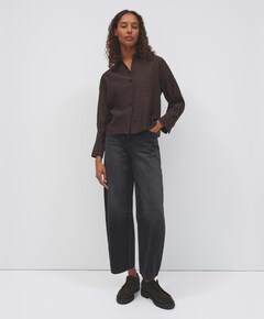 Dames blouse bruin