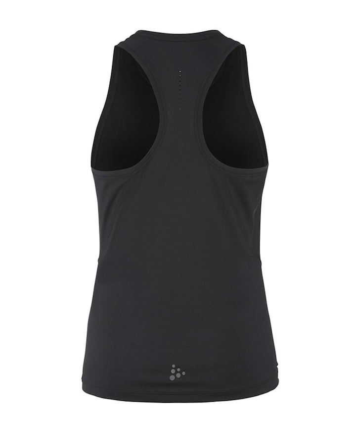 Dames singlet zwart