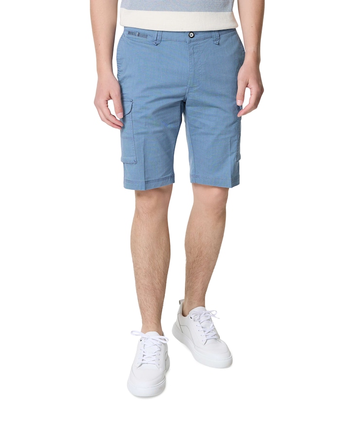 Bermuda heren korte broek blauw