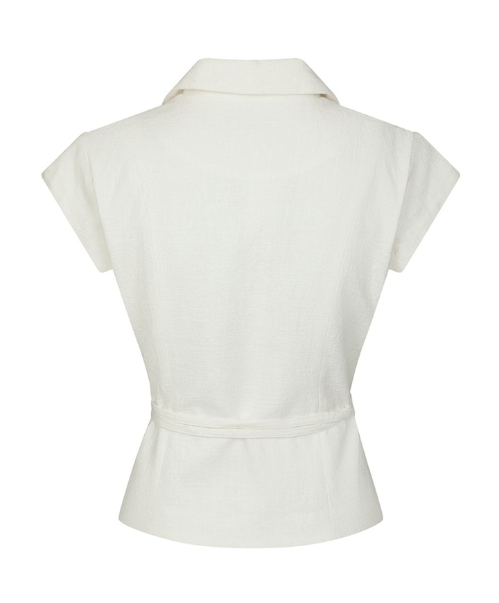 Dames gilet ecru