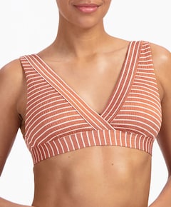 Dames bikinitop brique