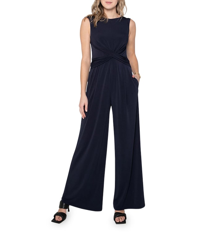 Overall Lang ohne Arm jumpsuit blauw