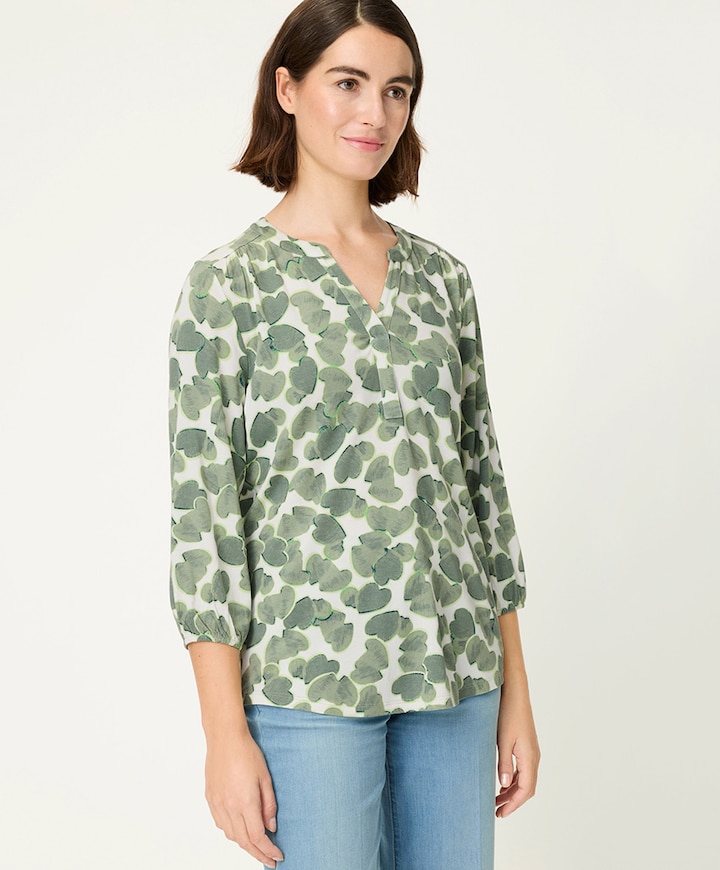 Dames longsleeve groen