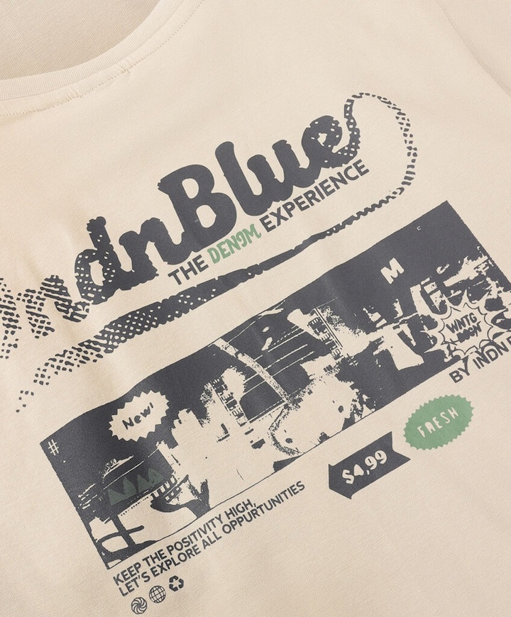 Jongens T-shirt beige