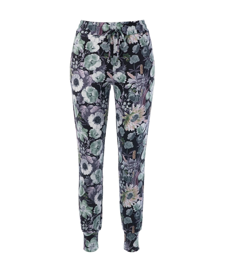 Dames pyjamabroek grijs