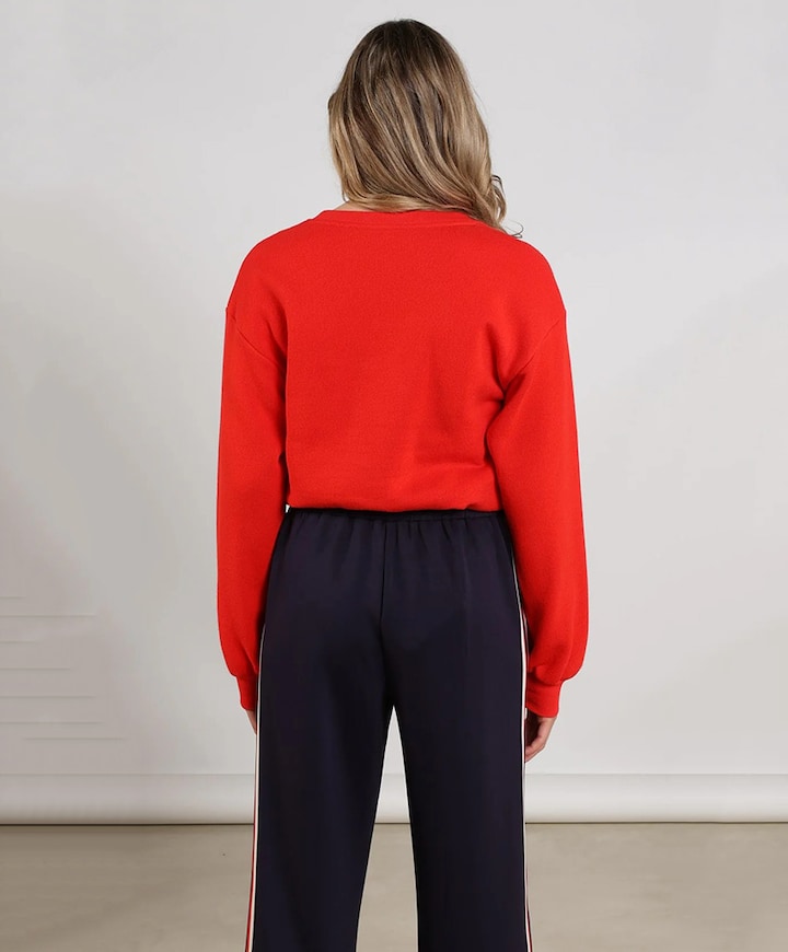 Dames sweater rood