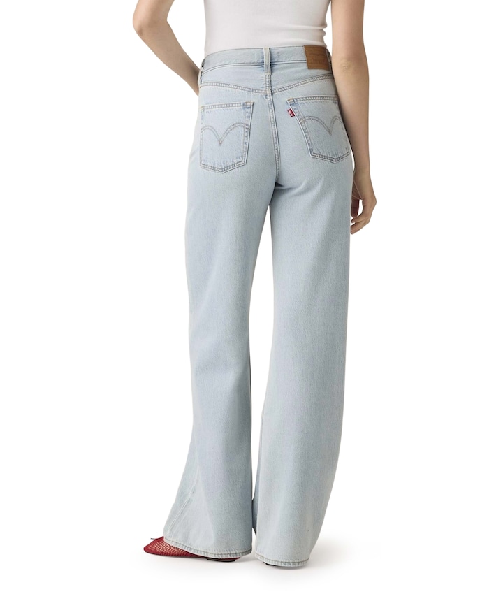 Ricage wide leg H223 dames jeans blauw