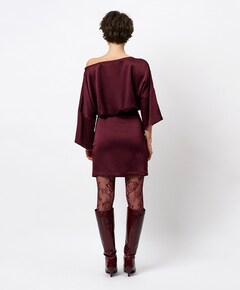 Jurk bordeaux