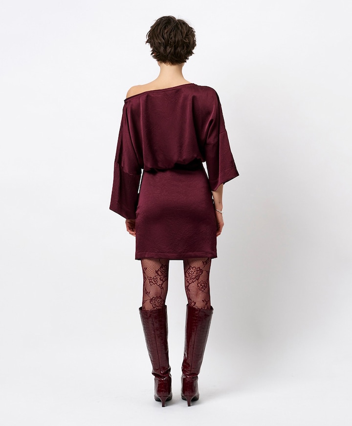 Jurk bordeaux