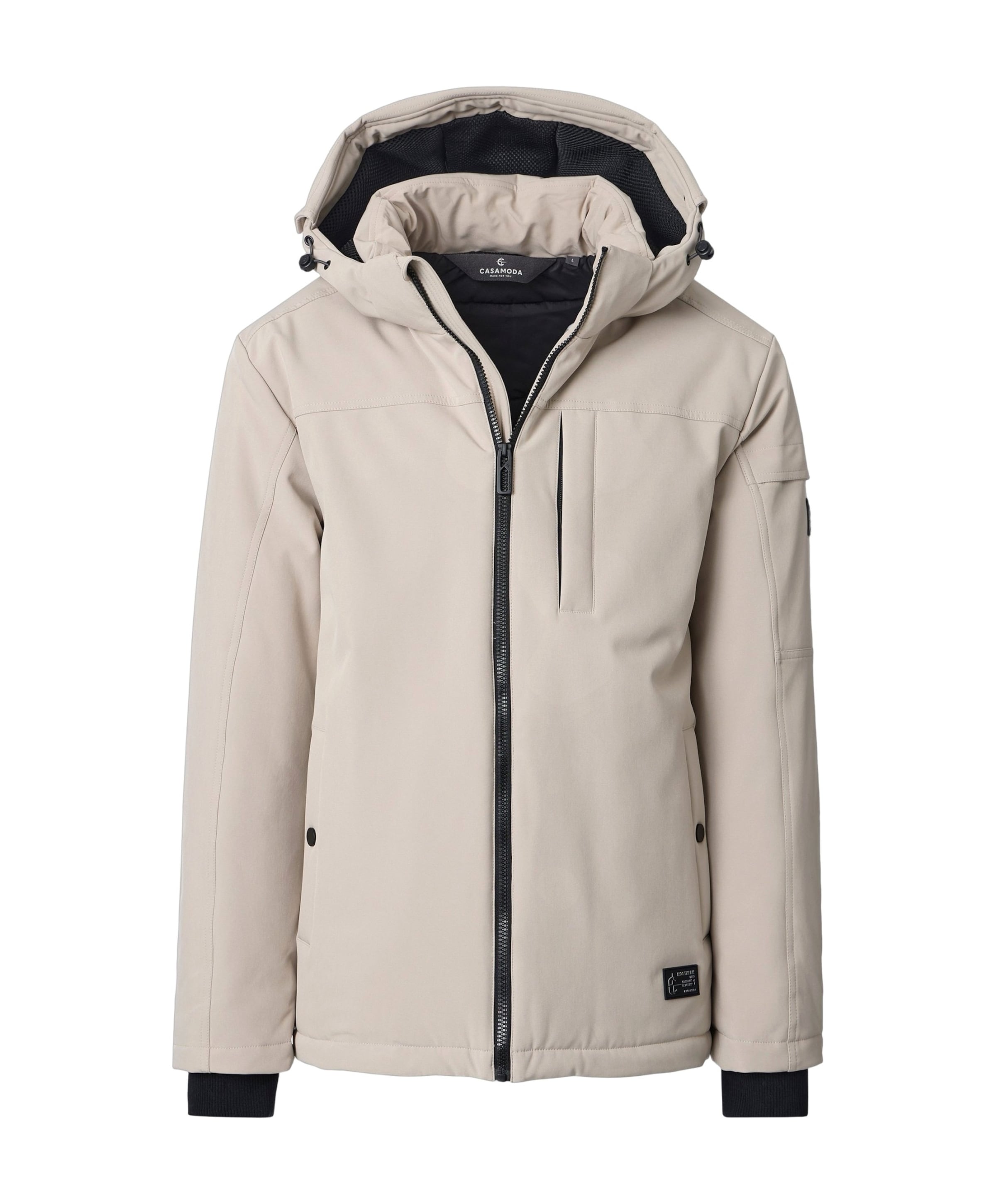 Heren jas beige