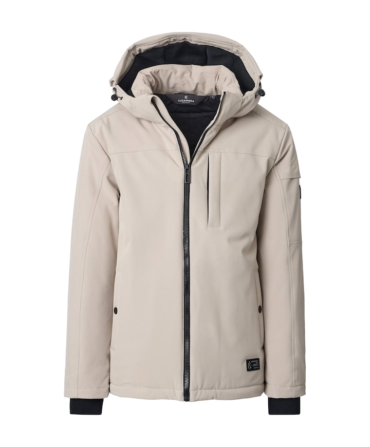 Heren jas beige