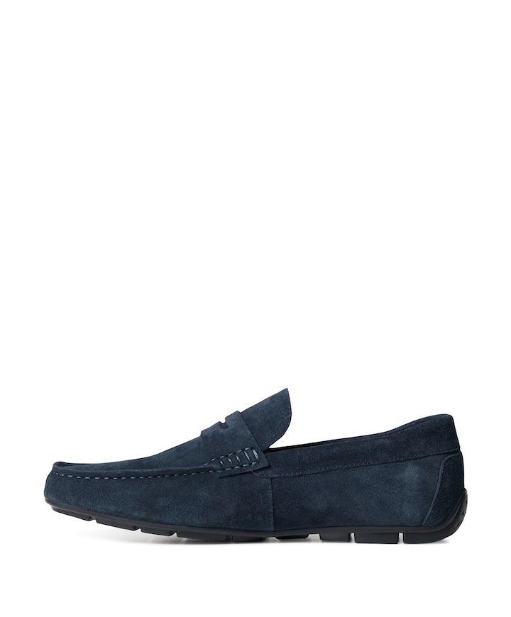 Zadok  heren moccasins blauw