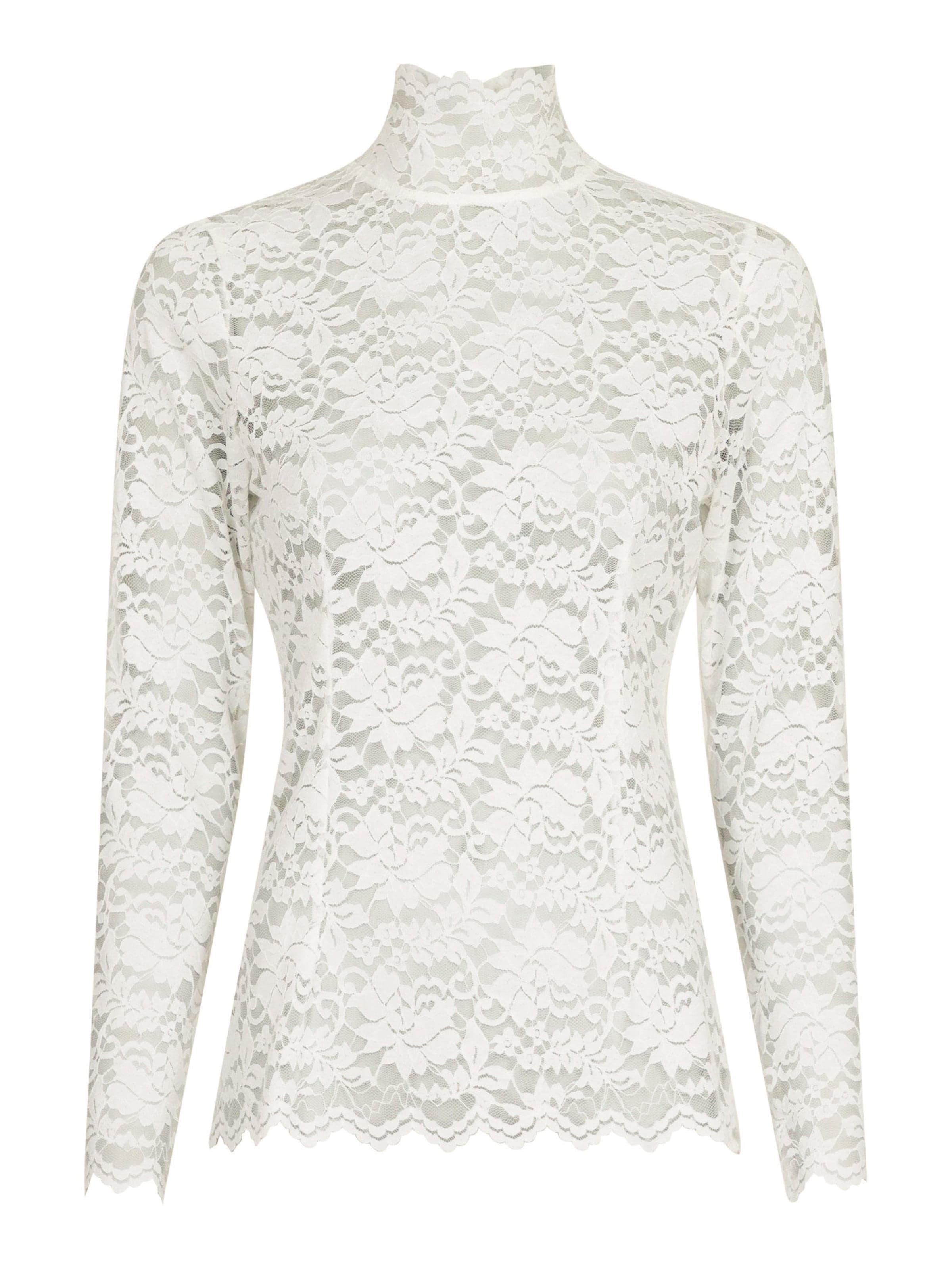 Dames top ecru