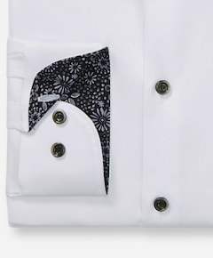 Heren overhemd lange mouw wit