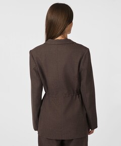 Dames blazer bruin
