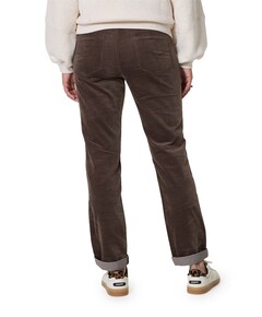 Tessy Velvet dames broek bruin