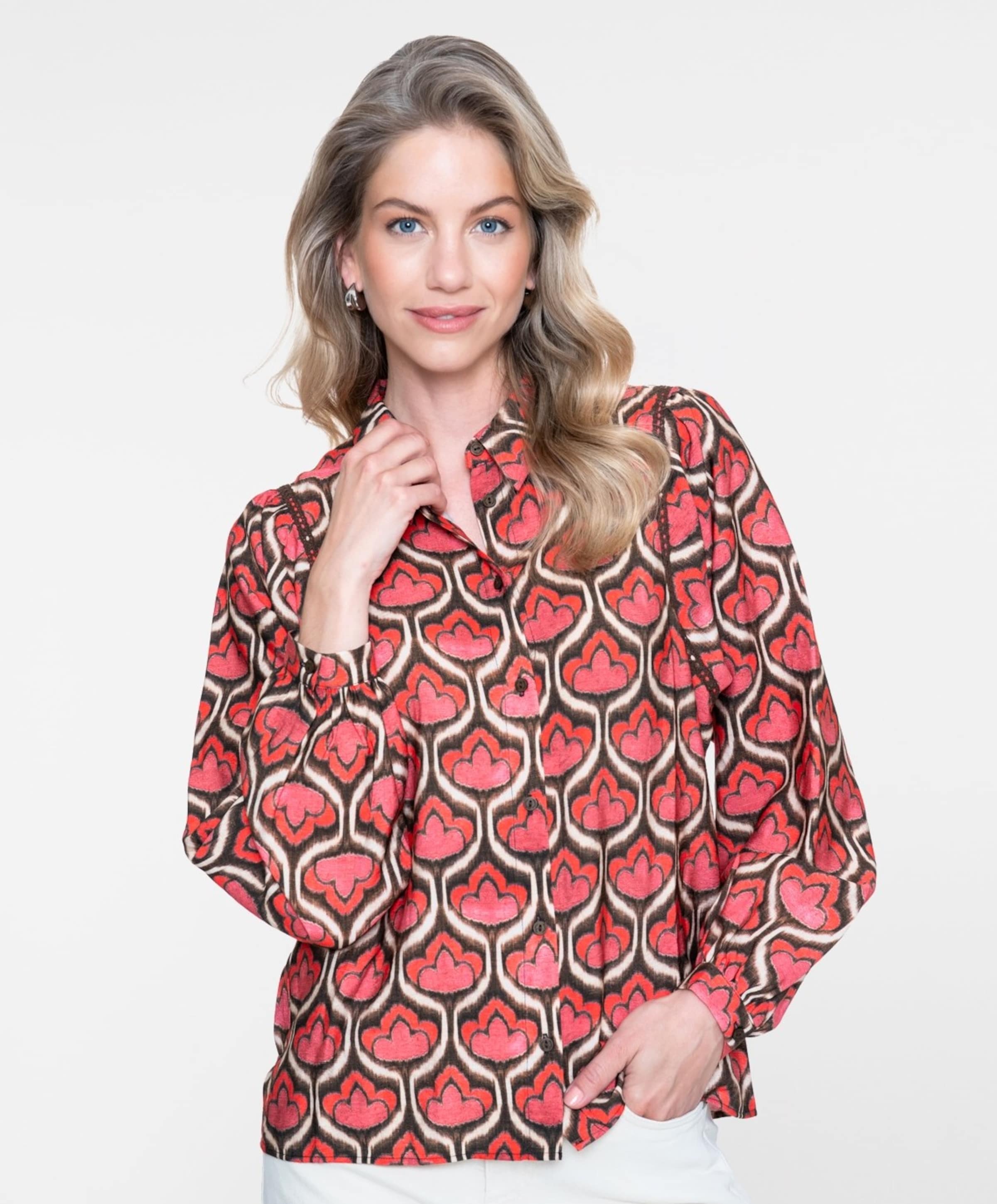 Dames blouse rood