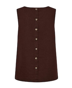 Dames top bruin