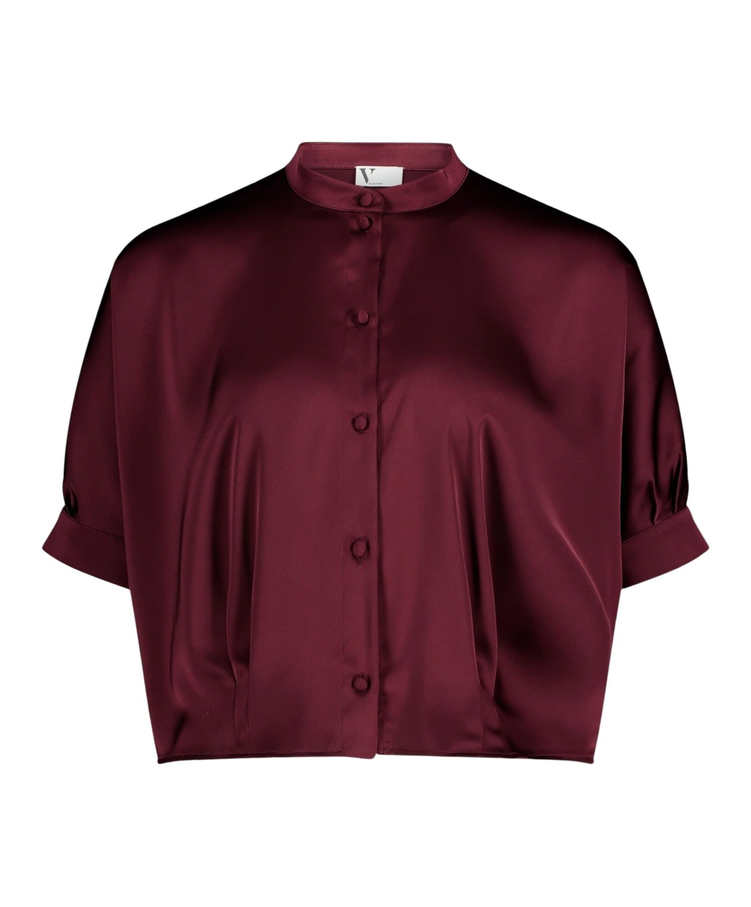 Dames blouse bordeaux