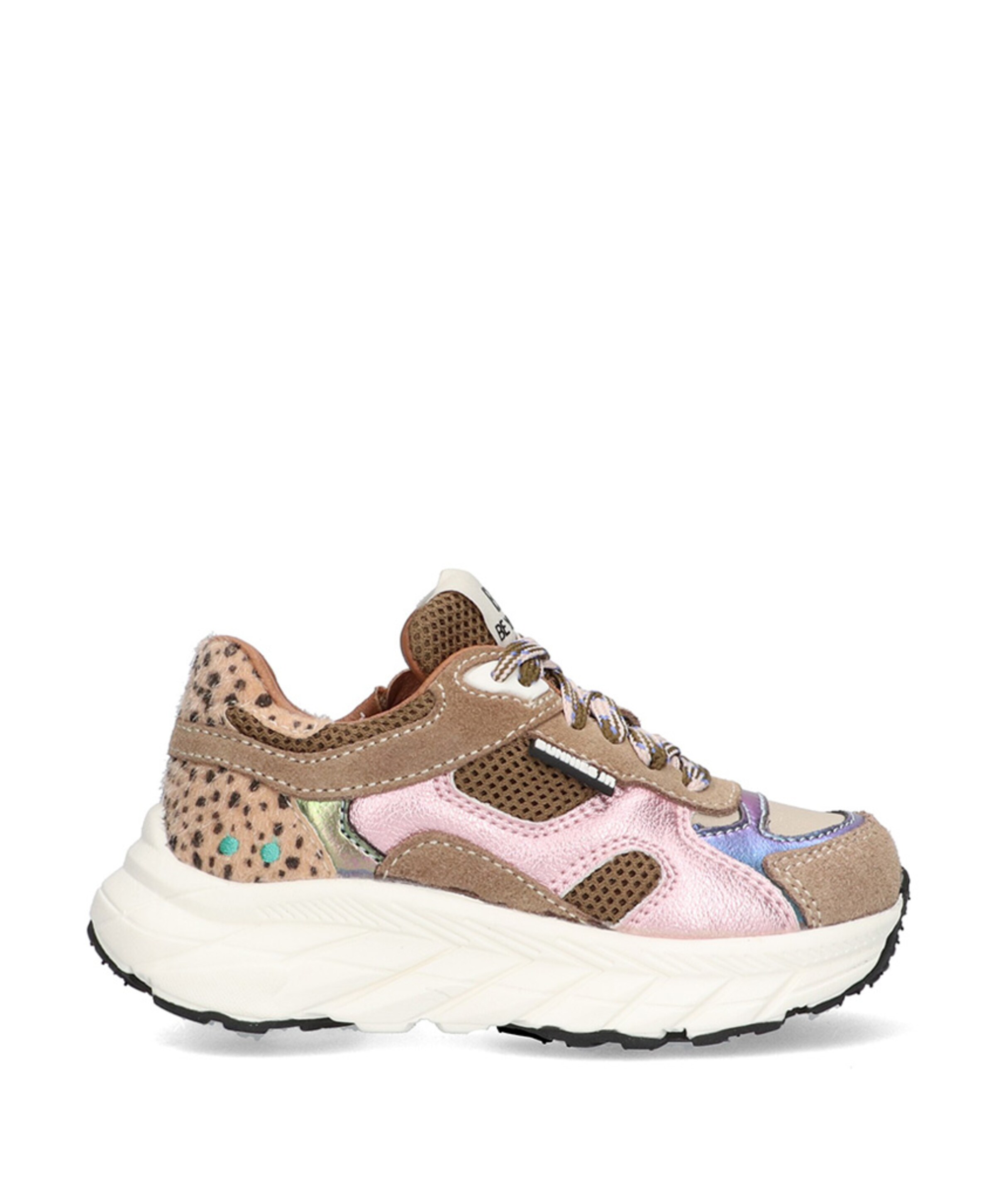 Reza Rush meisjes sneakers beige