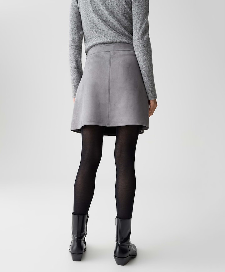 Dames rok grijs