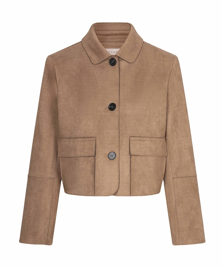 Dames jas beige