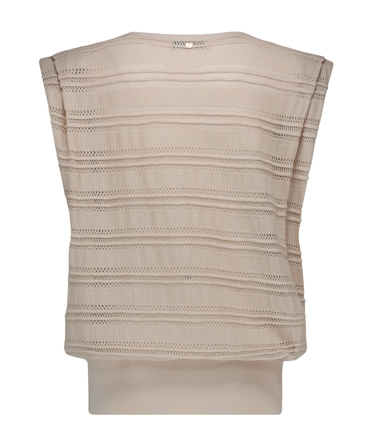 Dames top beige