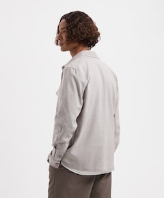 Heren overshirt bruin
