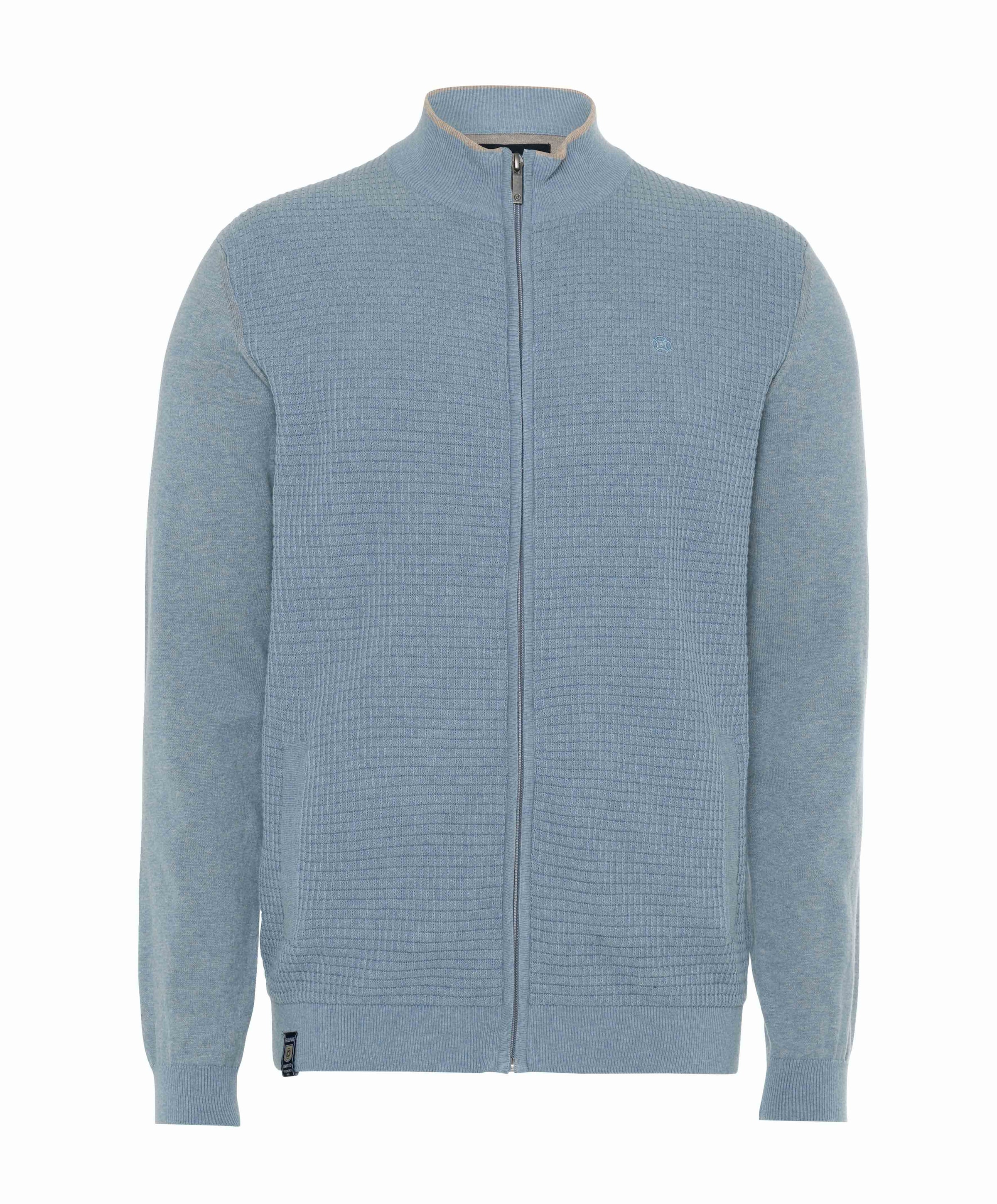 Heren vest blauw