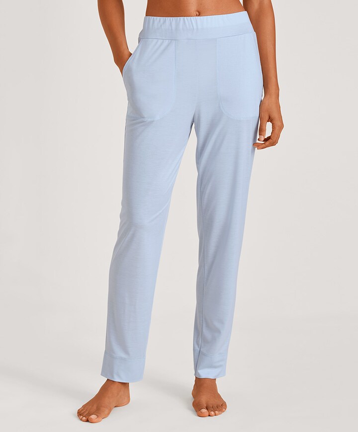 Dames pyjamabroek blauw