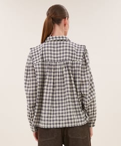 Dames blouse grijs