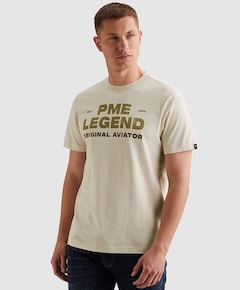 Heren T-shirt ecru