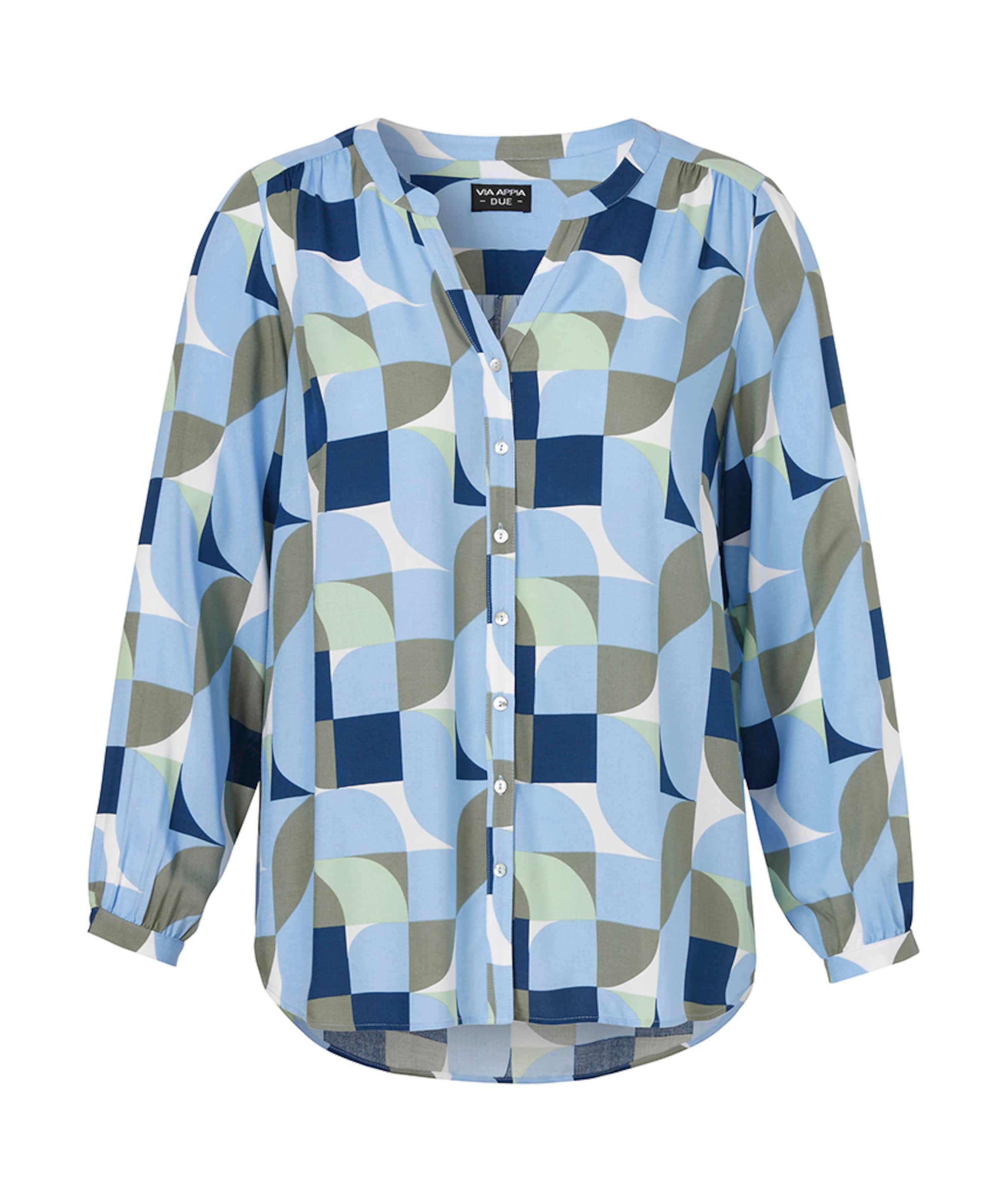 Dames blouse blauw