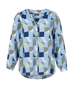 Dames blouse blauw