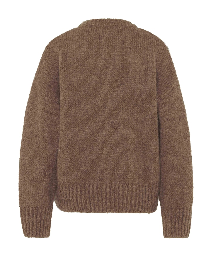 Dames vest bruin