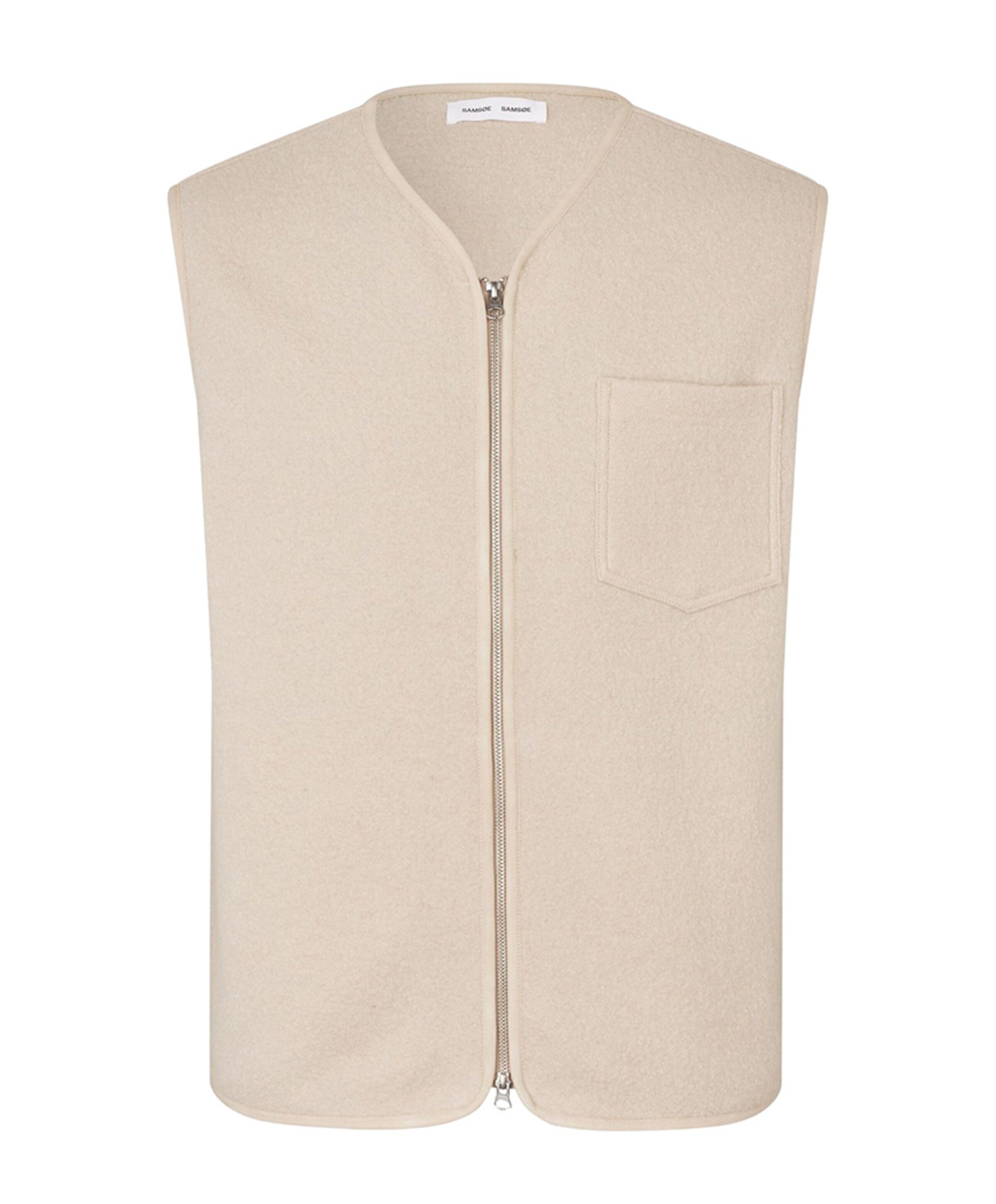 Heren bodywarmer beige