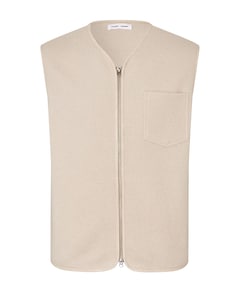 Heren bodywarmer beige