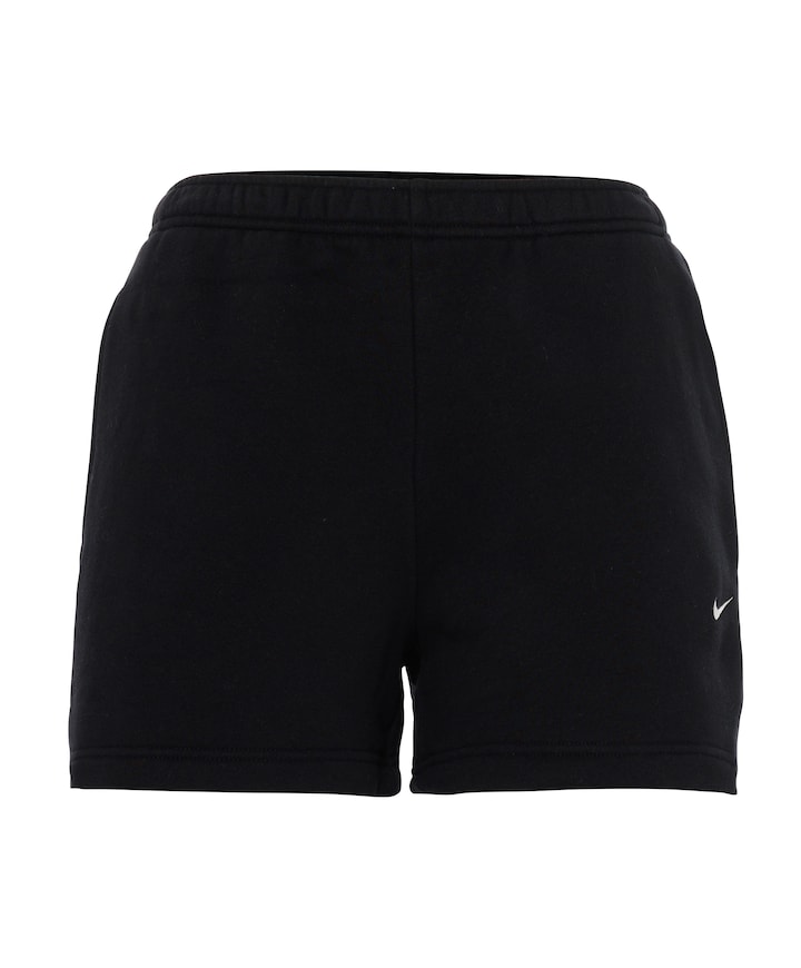 W Nk Stdo Flc Mr Std 4in dames shorts zwart