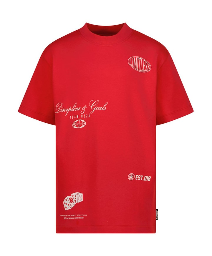 Jongens t-shirt rood