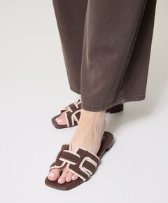 dames slippers bruin
