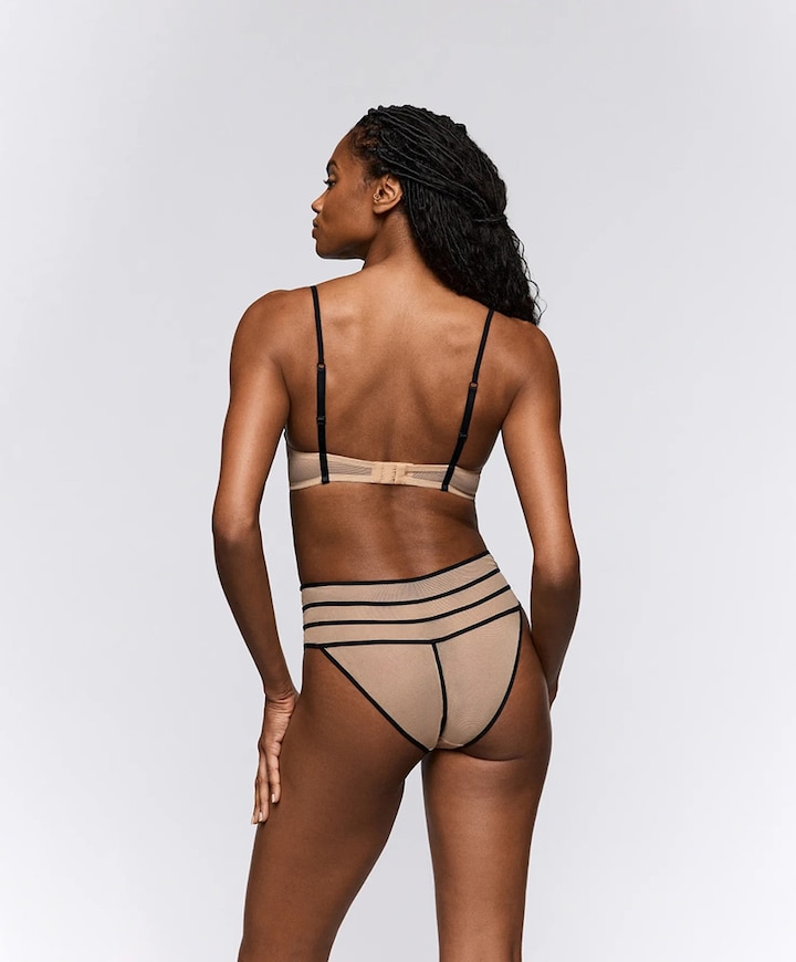 Dames bralette beige