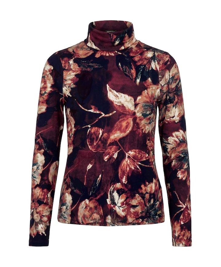 Dames longsleeve rood