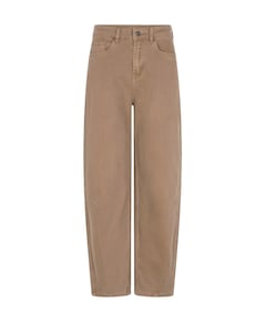 Barrel denim dames jeans bordeaux