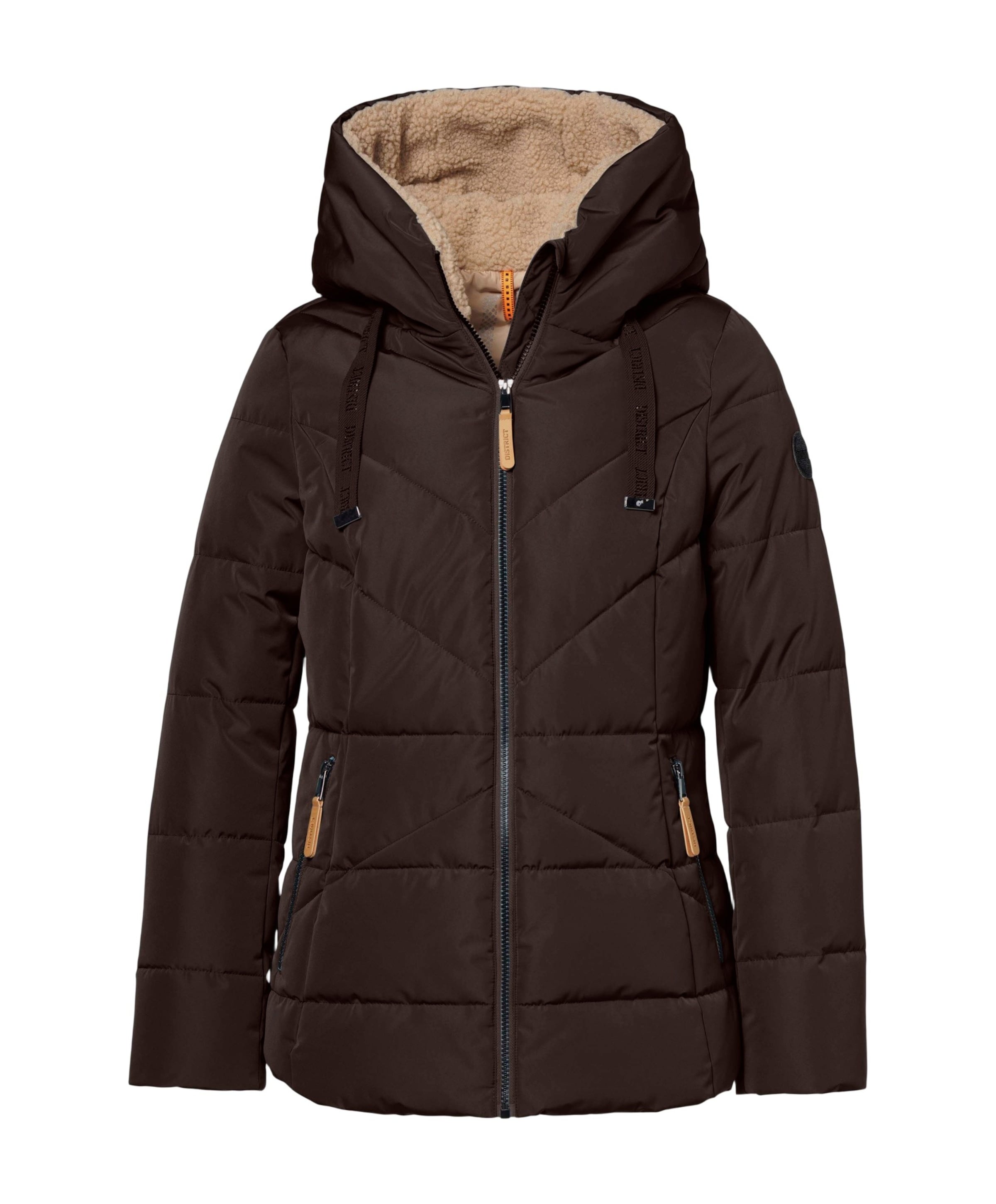 Dames jas bruin