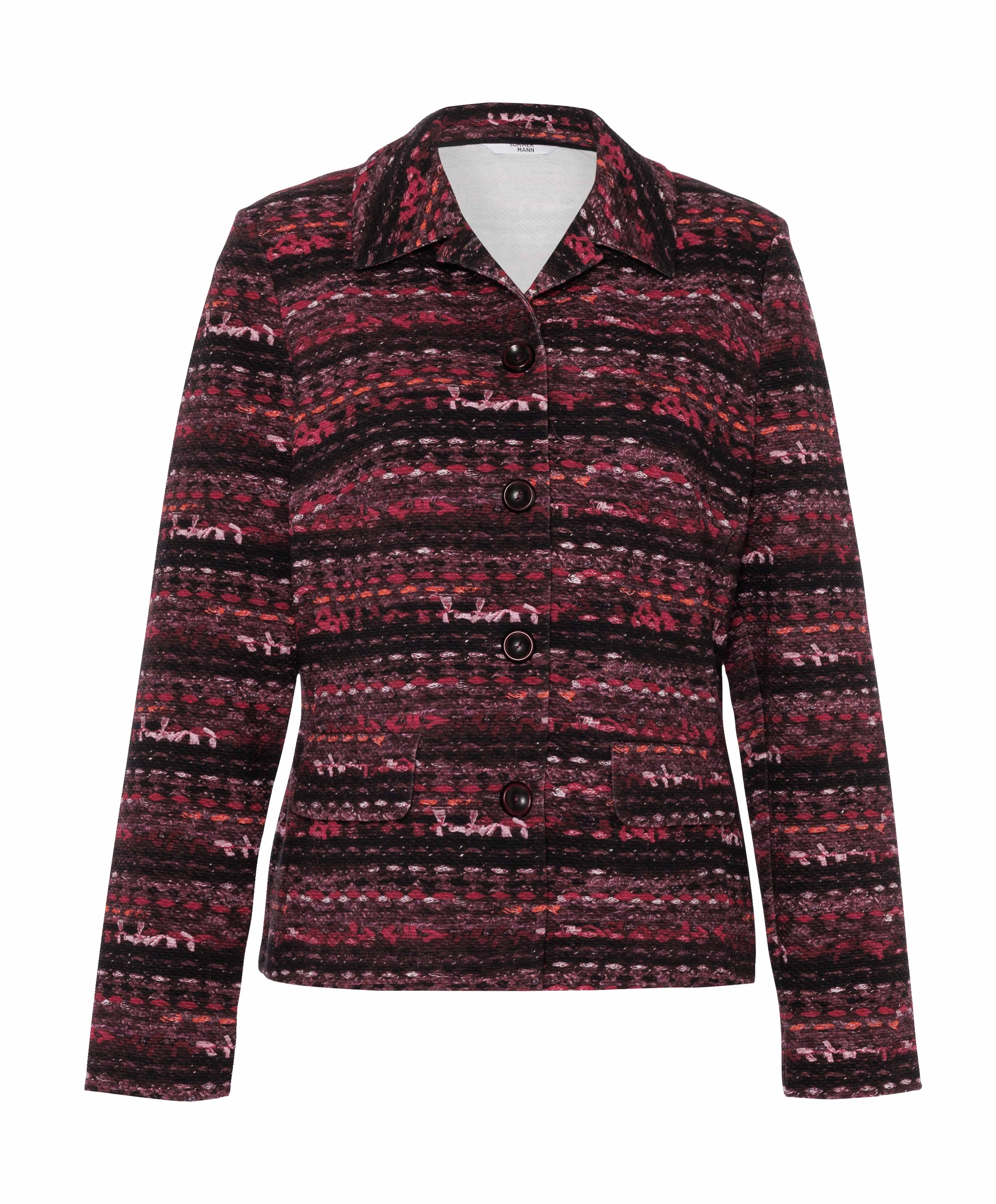 Dames jas bordeaux