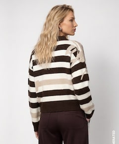 Dames trui bruin
