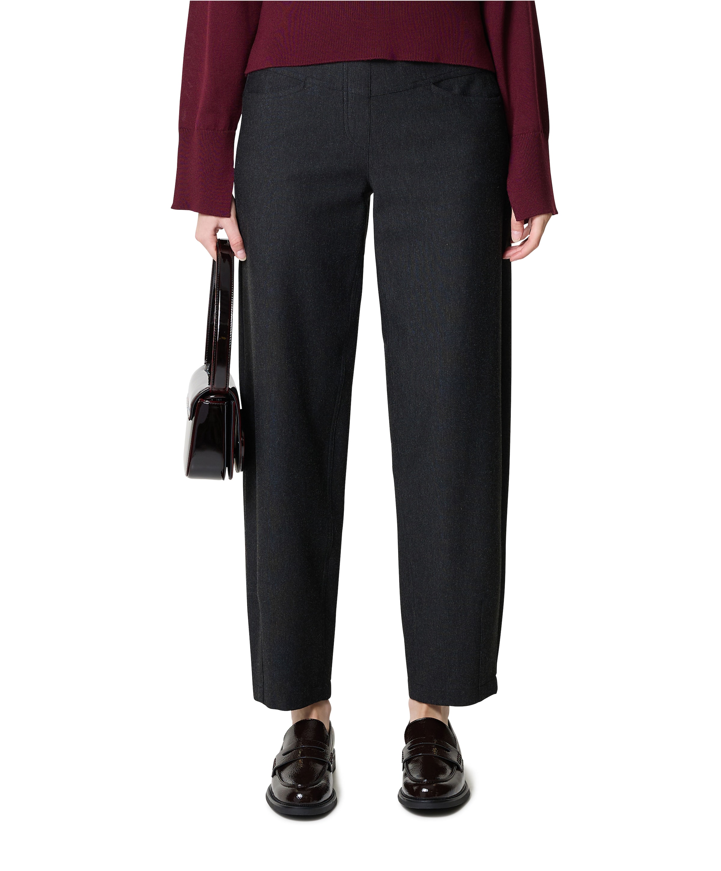 Elin jogg long dames broek grijs