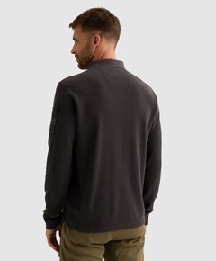 Heren polo grijs