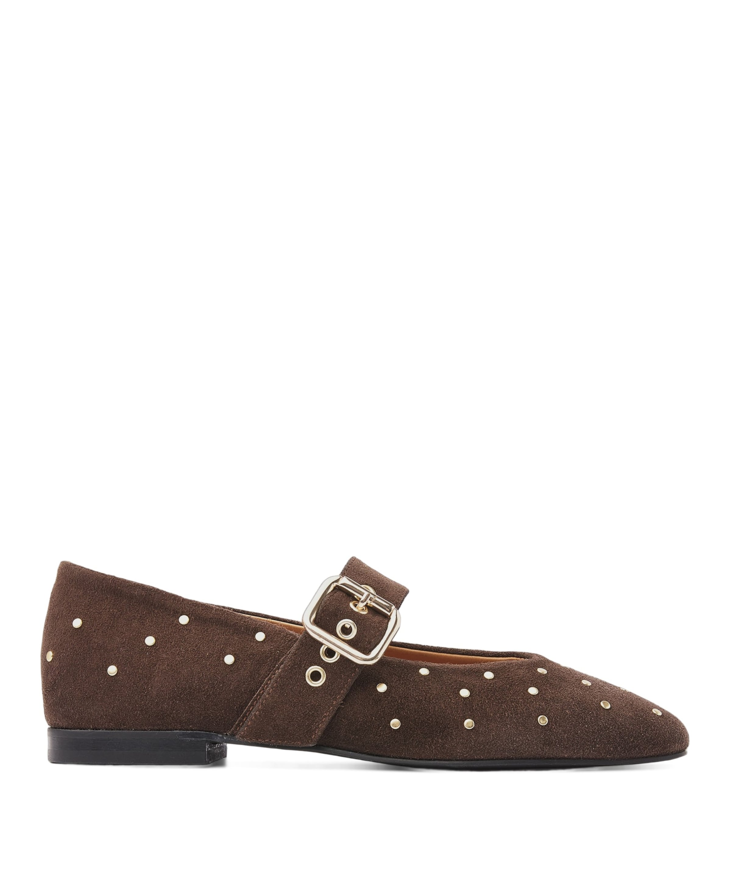 Lou Nina dames ballerina's bruin